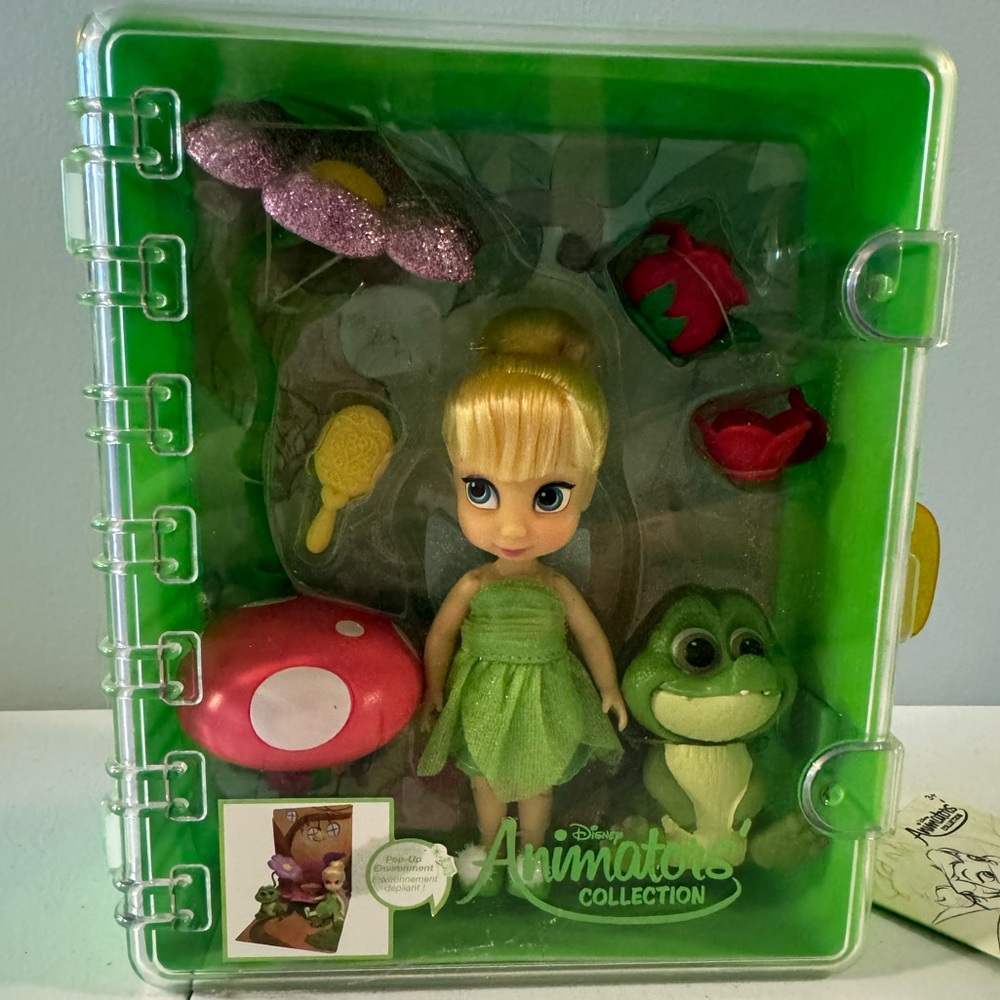 Disney Animators Collection Tinkerbell Mini Doll New